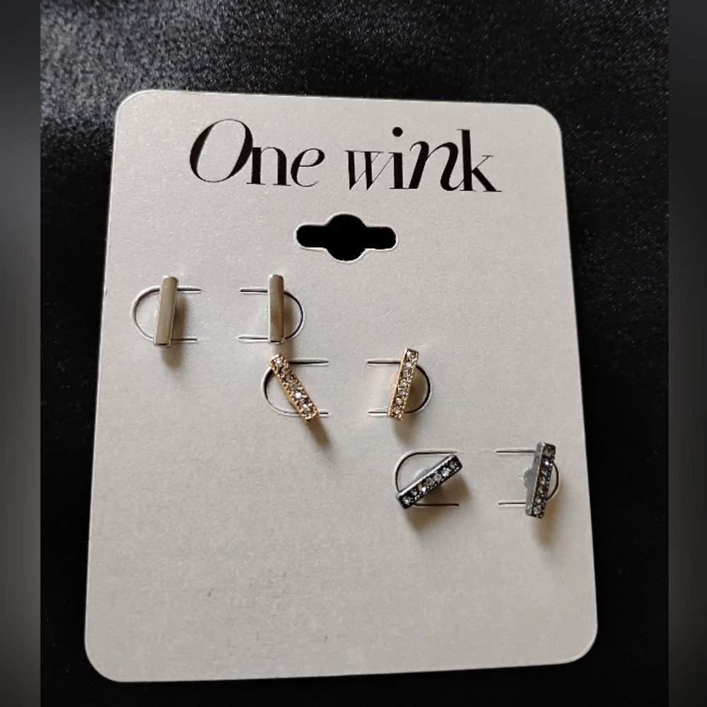 Minimalist Rectangular Earrings
